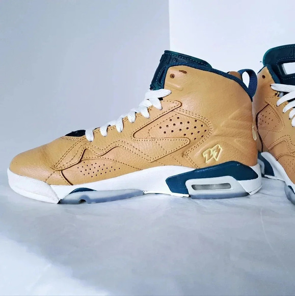 Jordan GS MVP Twine Geode Teal  Twine/Luminous Green/Sail Size 5Y (23.5cm) - Picture 5 of 8